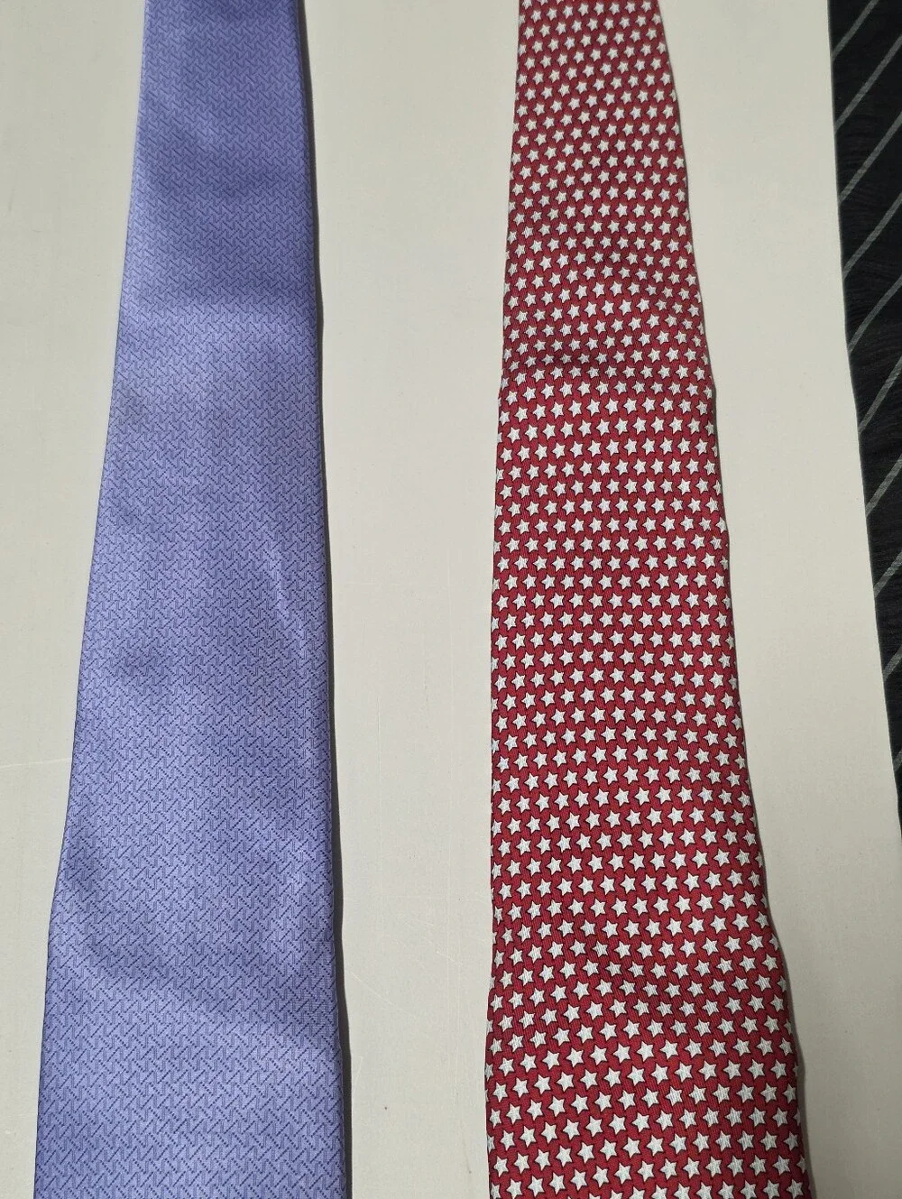 Mixed Brands Men's Silk Tie Set Lot of 5, Multicolor Mixed Patterns,